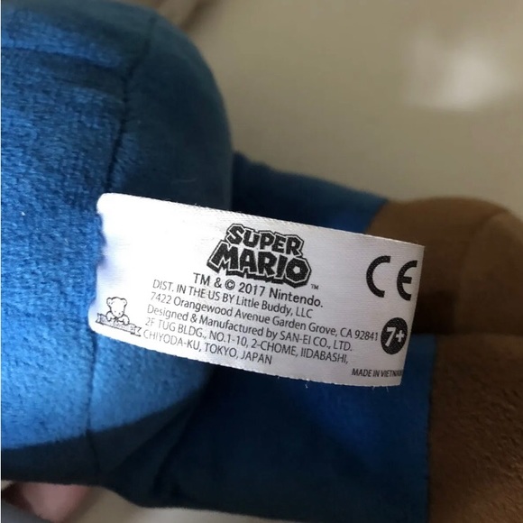 Super Mario 14” Plush 2017 Mario Soft Nintendo - Picture 4 of 6